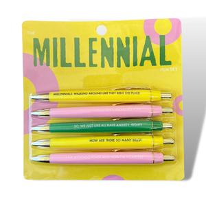 FUN CLUB - Millennial Pen Set (funny)