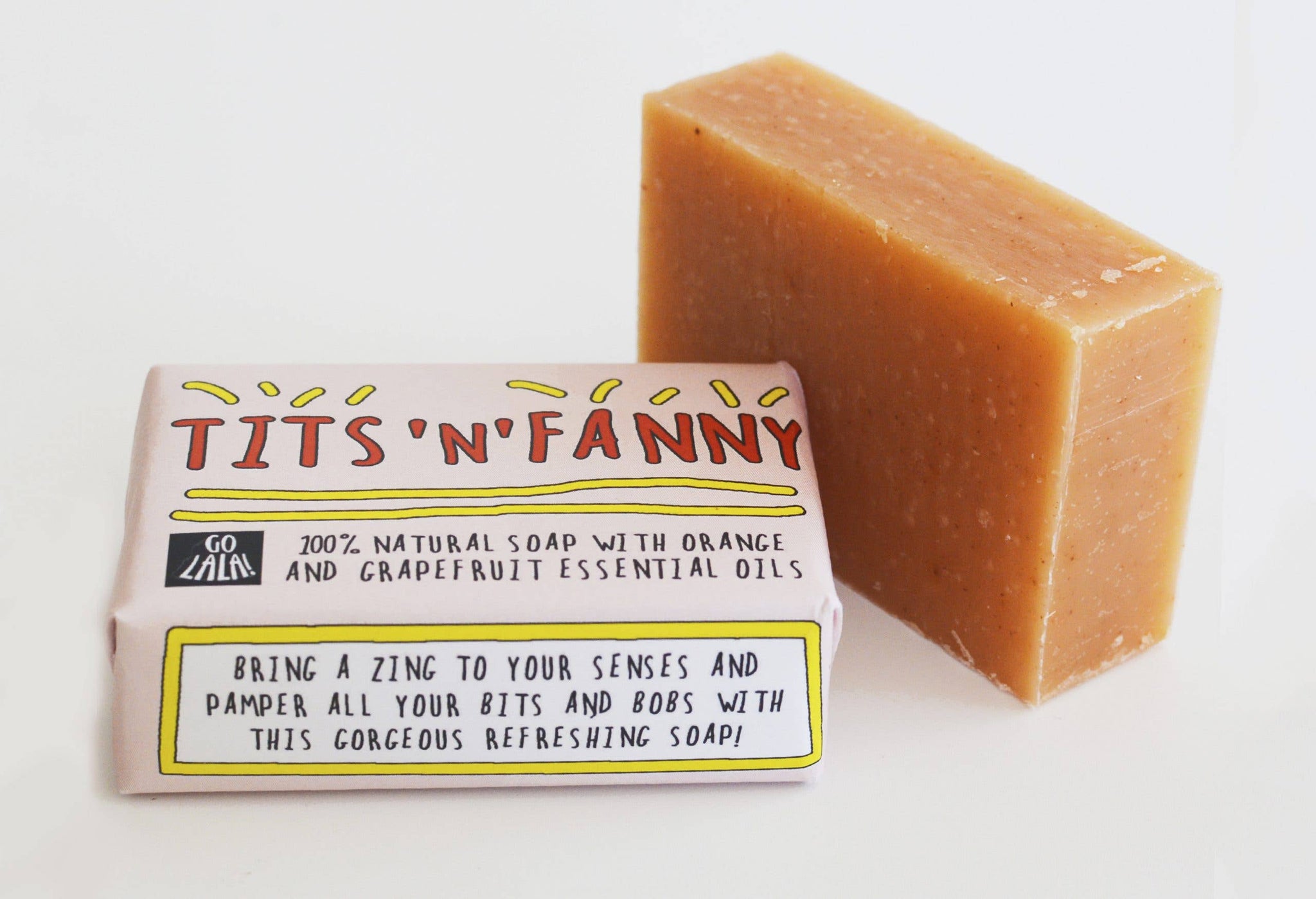 Go La La - Tits 'n' Fanny Soap Bar Funny Rude Novelty Gift Vegan