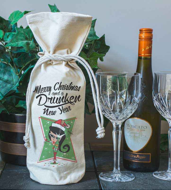 Pinetree Innovations - Merry Christmas & A Drunken New Year | Booze Gift Bag