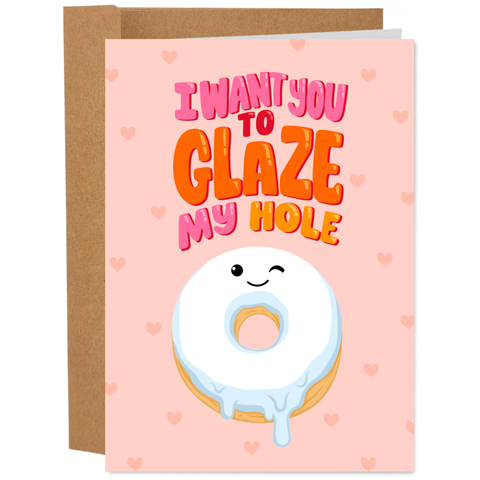 Sleazy Greetings - Glaze My Hole Card