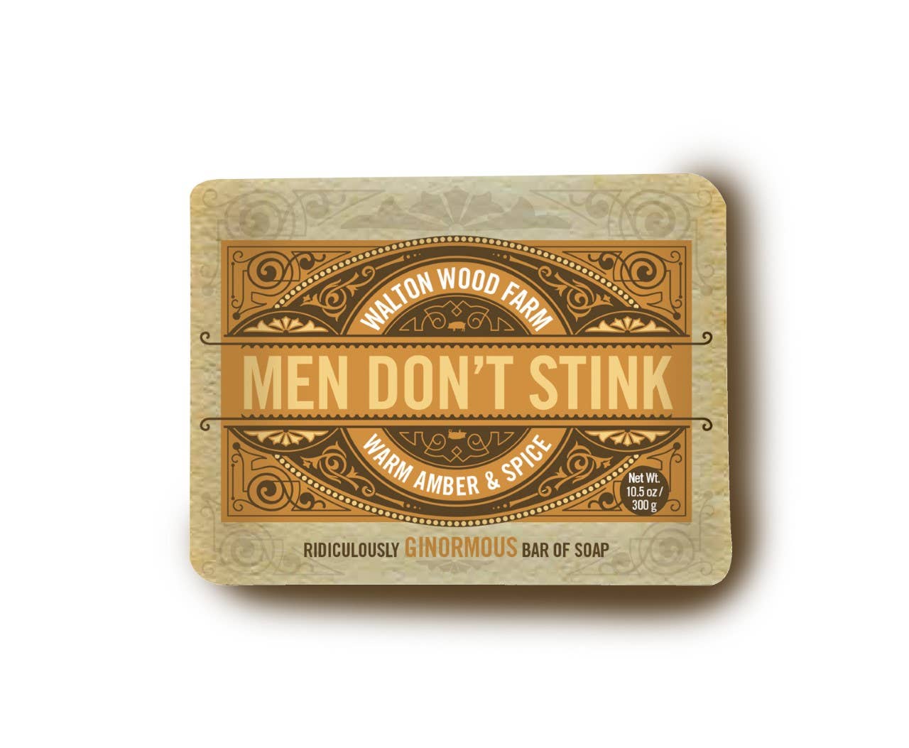 Walton Wood Farm Corp. - Men's Don't Stink Soap - Warm Amber & Spice 10. 5 oz