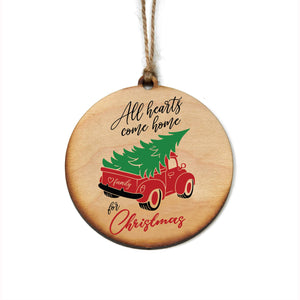 Driftless Studios - All Hearts Come Home For Christmas -  Christmas Ornaments