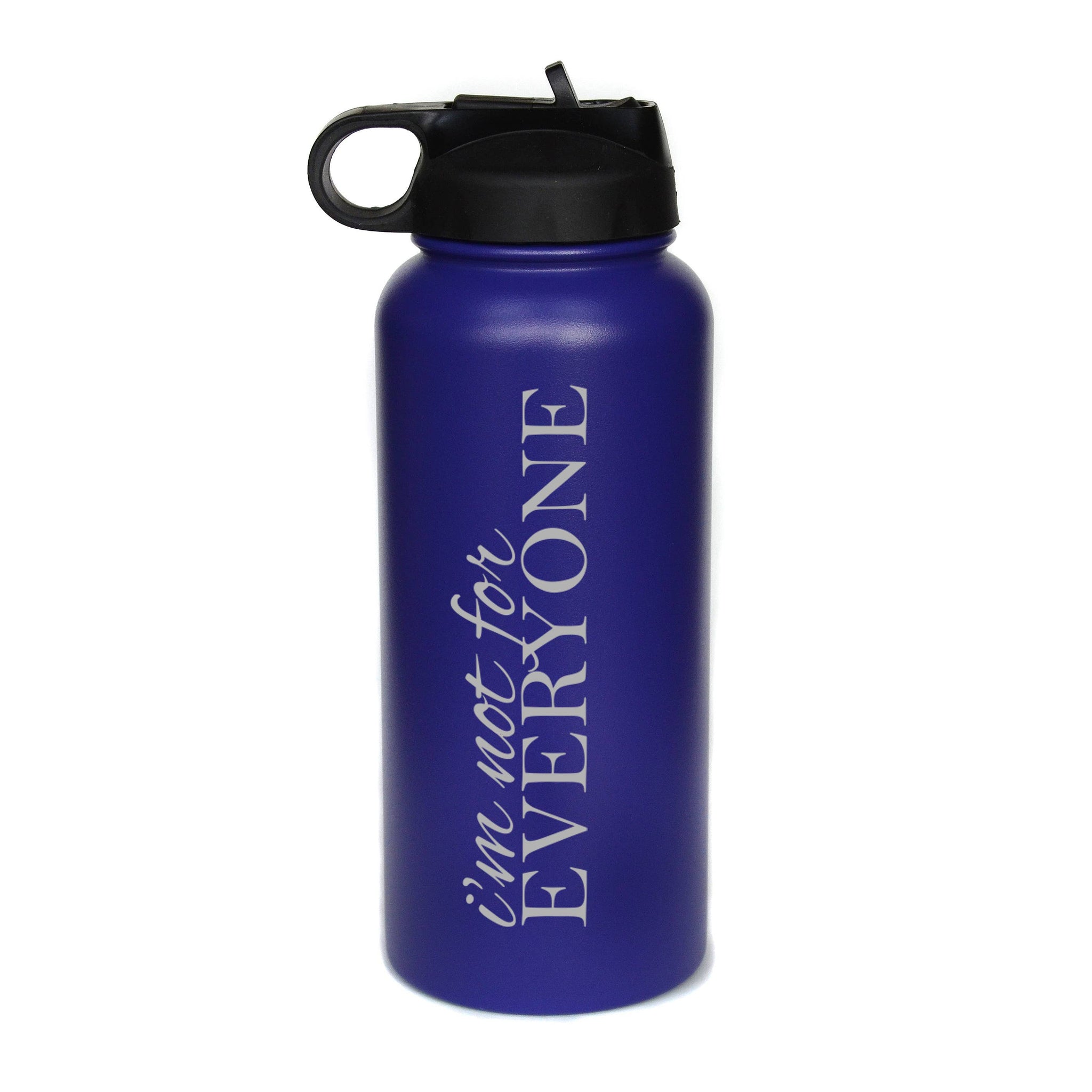 Driftless Studios - 32 oz. Engraved Water Bottle - I'm Not For Everyone