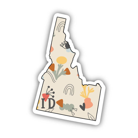 Big Moods - Idaho Abstract Pattern Sticker
