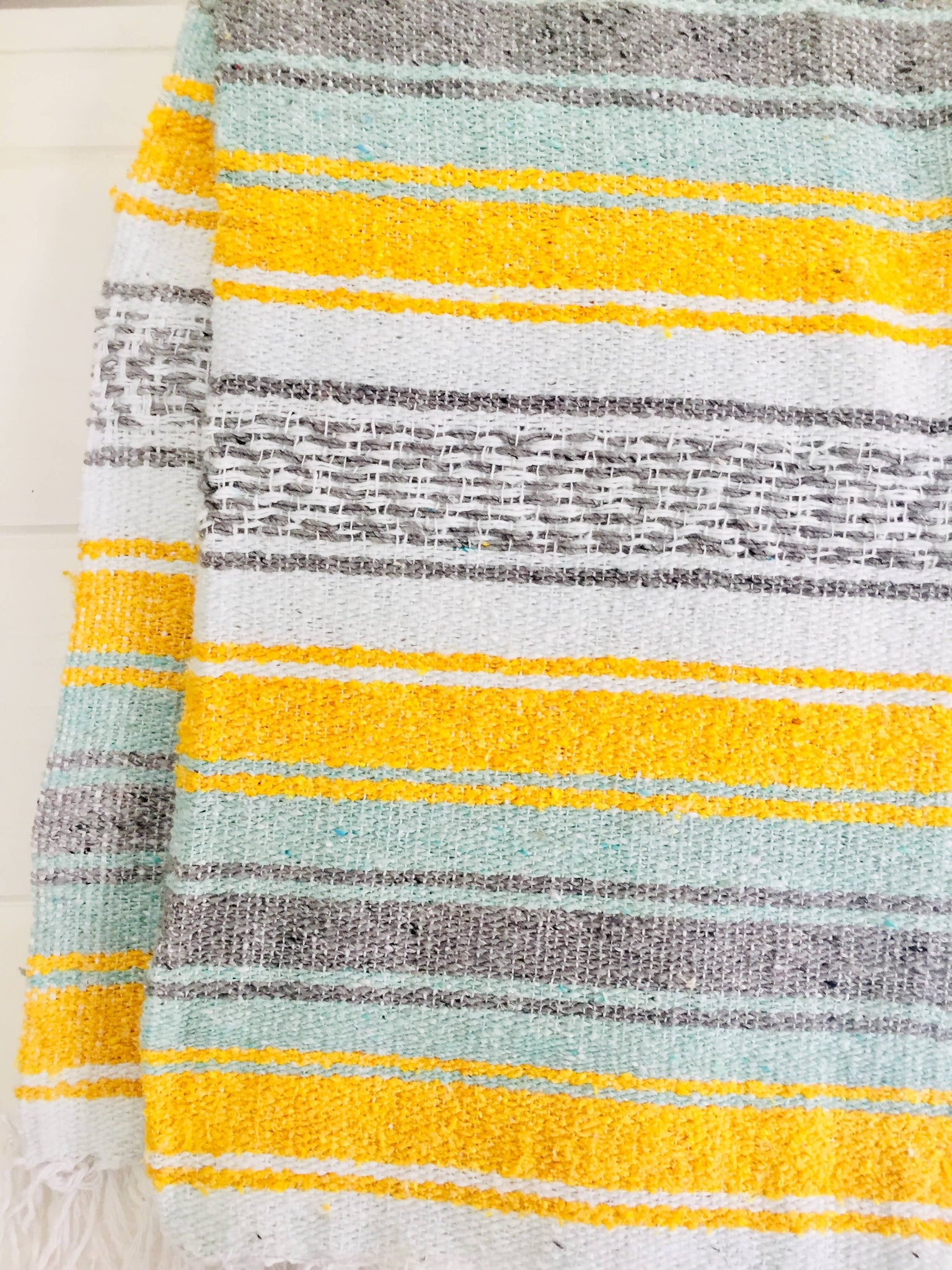 Sea Gypsy California - Pineapple Point Beach Blanket l Mexican Blanket l Throw
