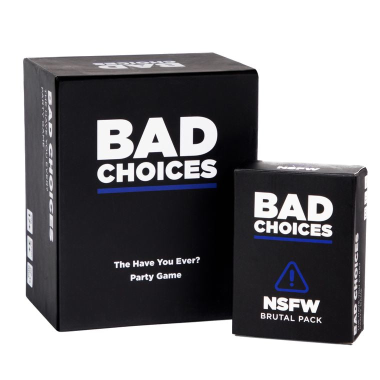 Dyce Games - BAD CHOICES: The Have You Ever? Party Card Game + EXPANSION PACK