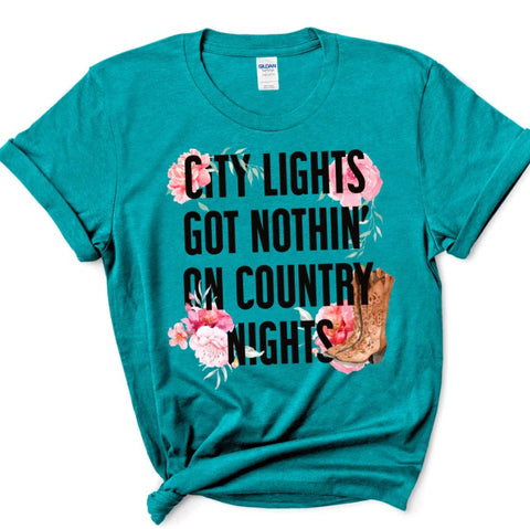 CITY LIGHTS GOT NOTHIN' ON COUNTRY NIGHTS