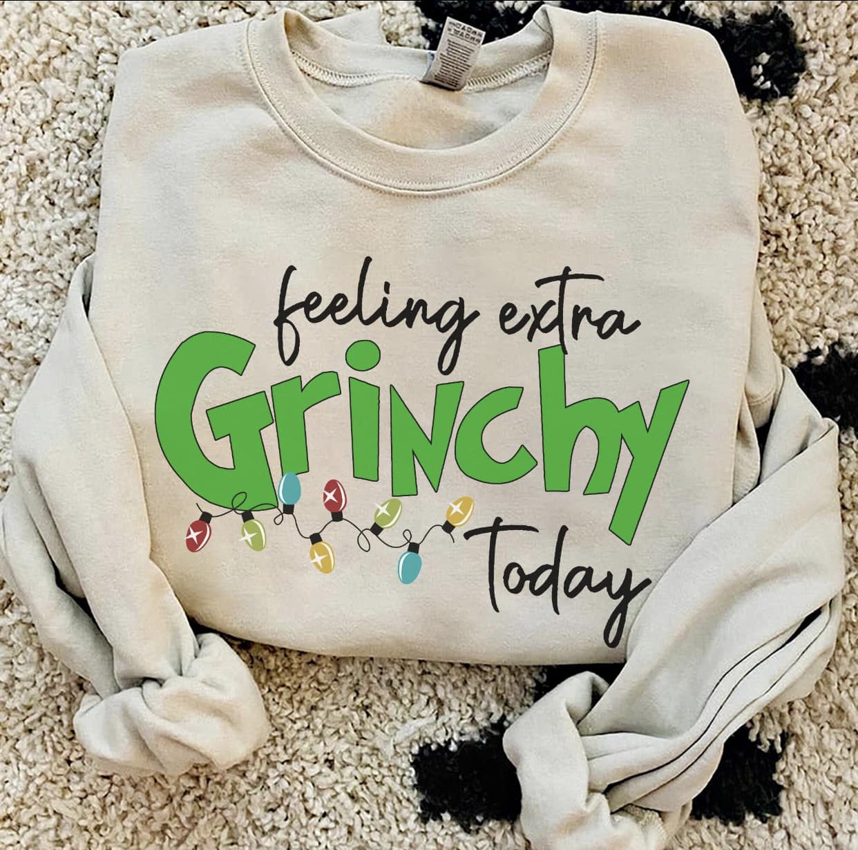 FEELING EXTRA GRINCHY TODAY - BLACK