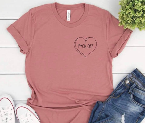 FUCK OFF- LEFT CHEST