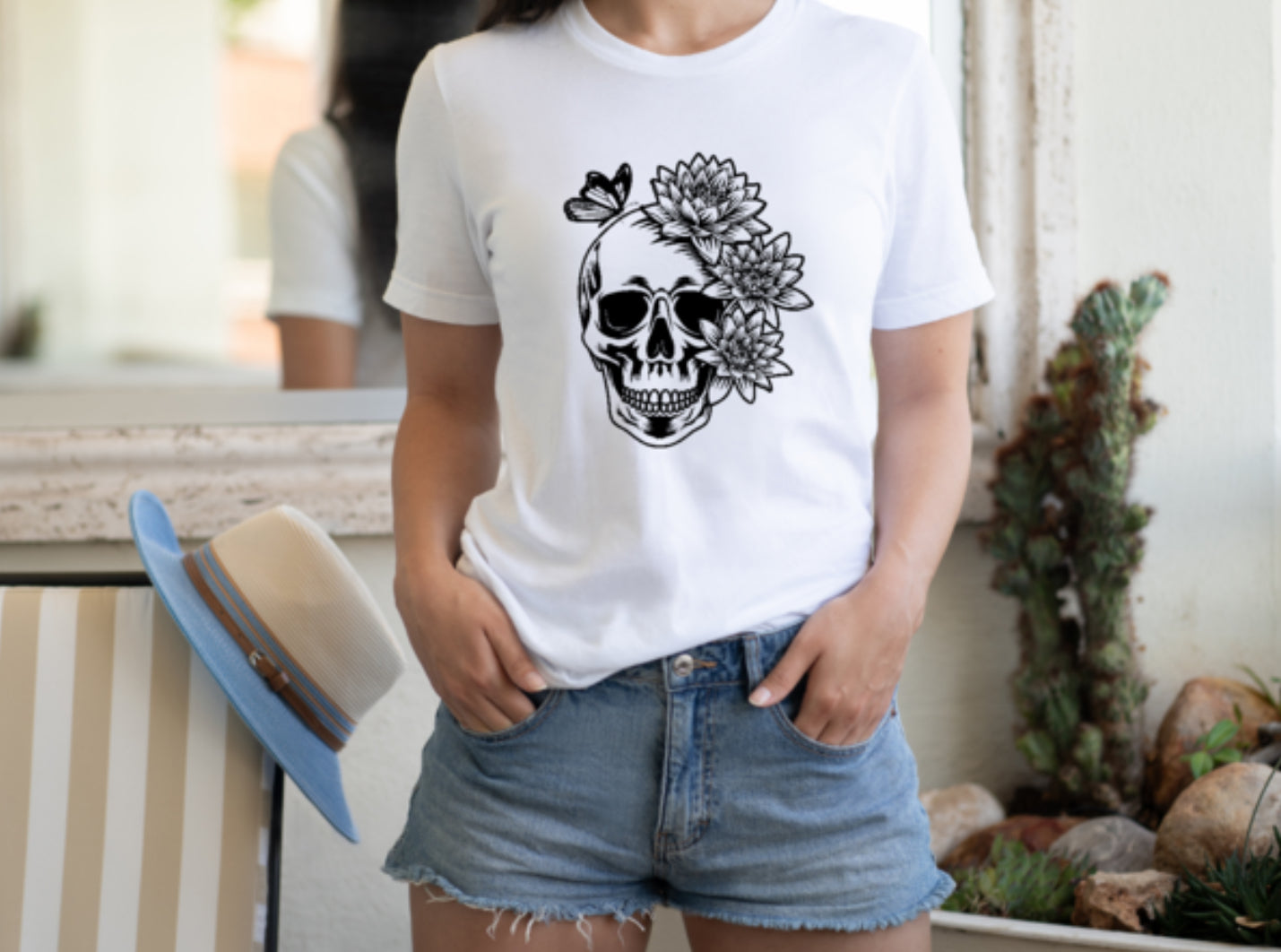 FLORAL SKULL