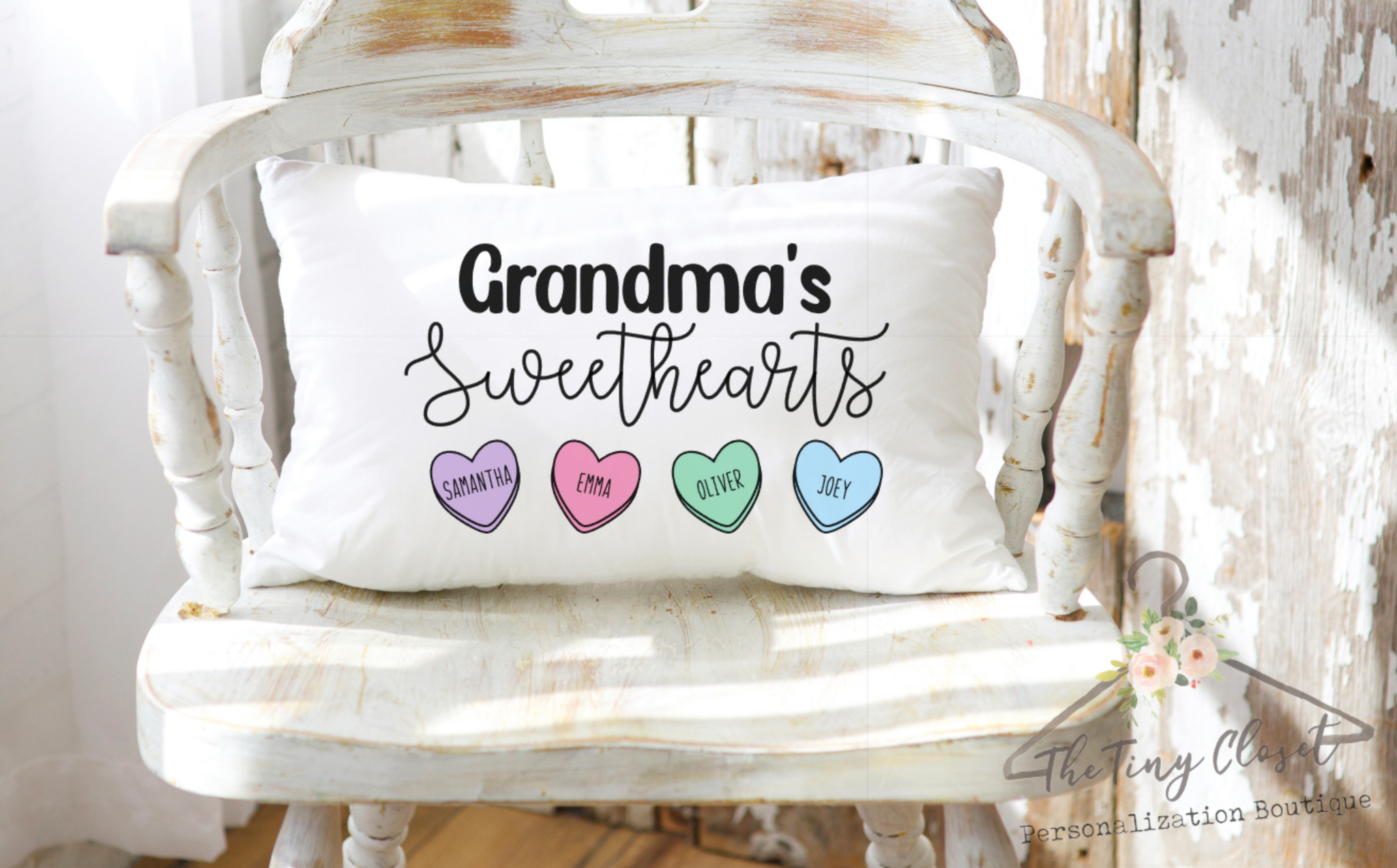 Personalized Sweet Heart Pillow
