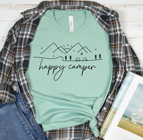 HAPPY CAMPER MOUNTAIN SCAPE