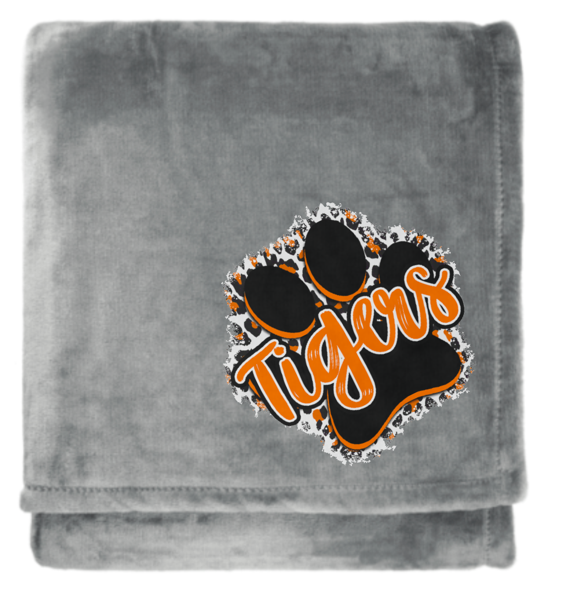 TIGER PAW PLUSH THROW