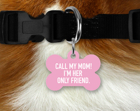 PET TAG - I'M HER ONLY FRIEND