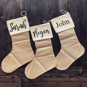 Personalized Simple Farmhouse Stocking