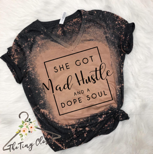 MAD HUSTLE & A DOPE SOUL - DISTRESSED GREY