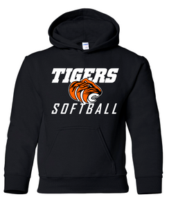 TIGERS SOFTBALL YOUTH HOODIE