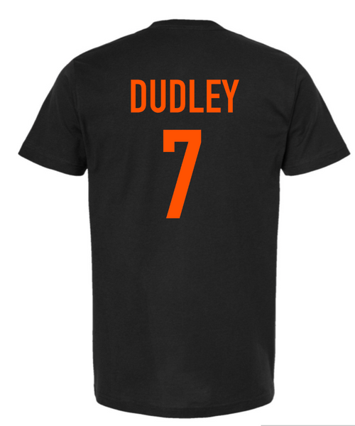 TIGERS LIGHTING SOFTBALL ADULT SHIRT - BLACK COLOR
