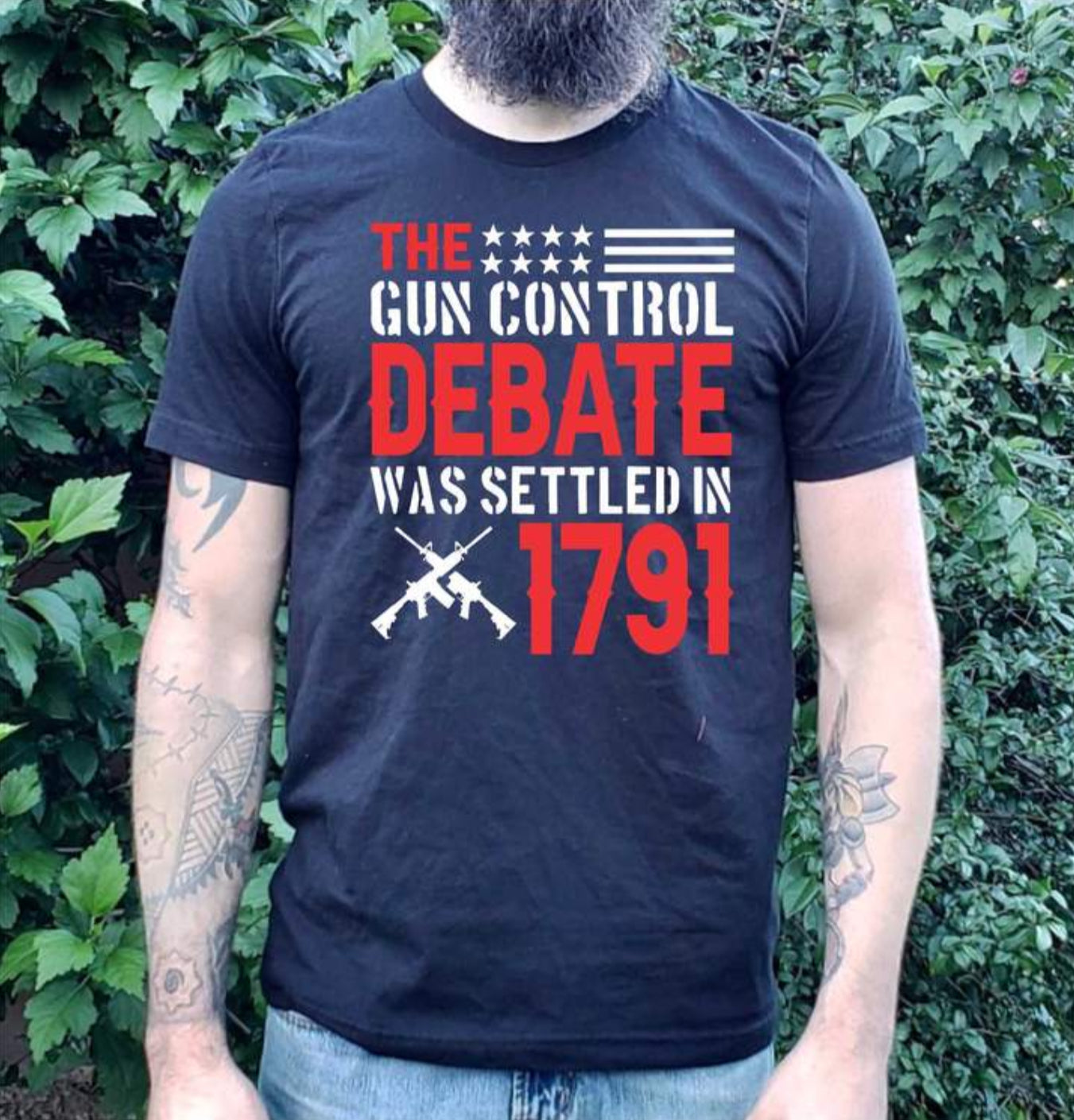 THE GUN CONTROL DEBATE WAS SETTLED IN  1791