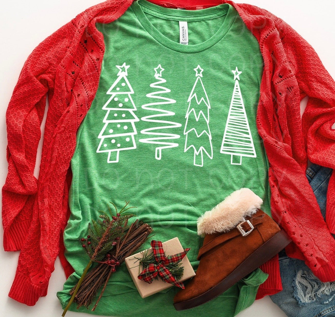 ZIGZAG CHRISTMAS TREES