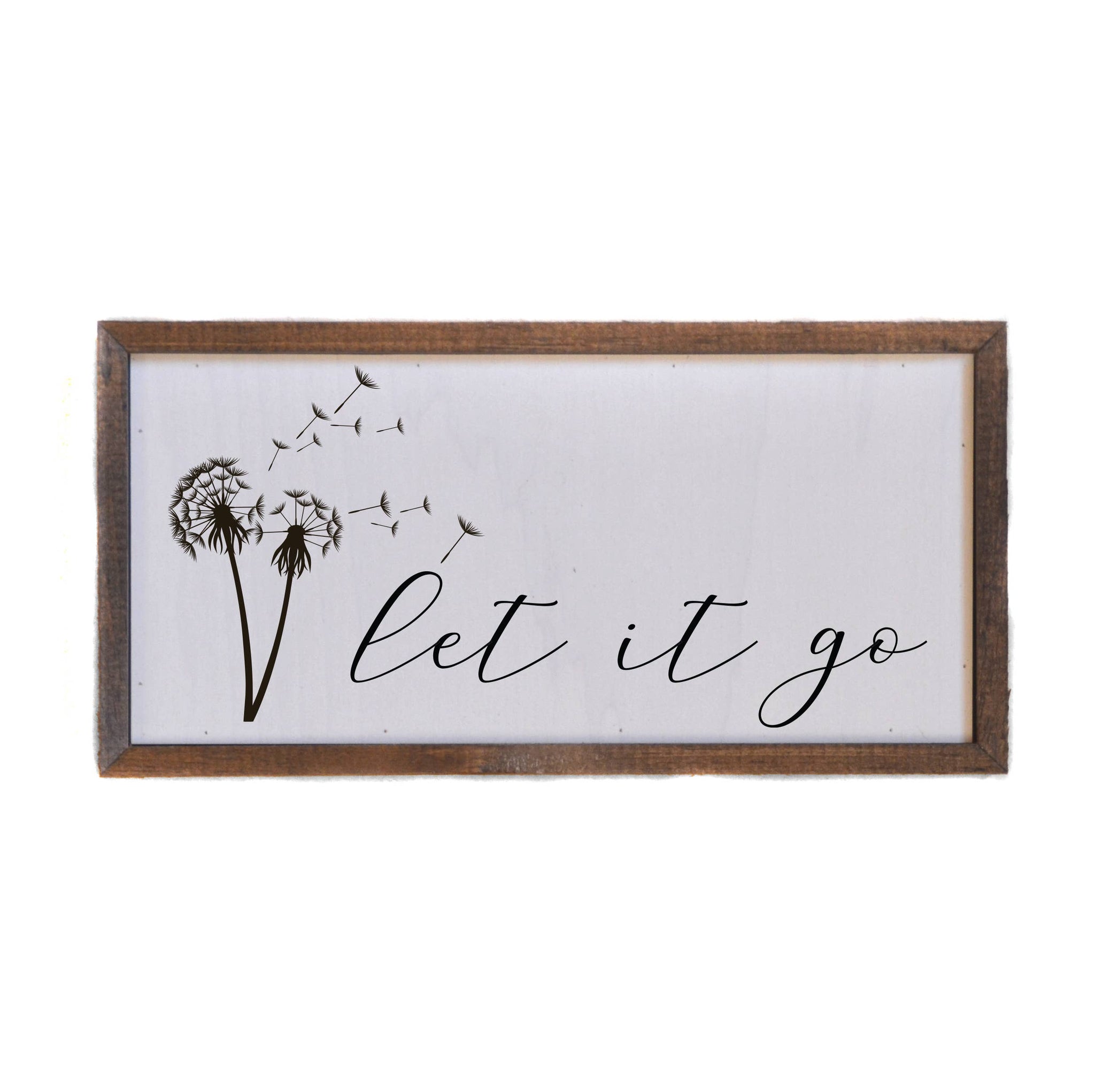 Driftless Studios - 12x6 Let It Go Wall Sign