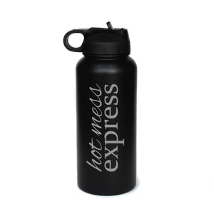 Driftless Studios - 32 oz. Engraved Water Bottle - Hot Mess Express