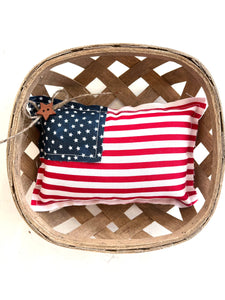 Kate + Em - 4th of July American Flag Mini Pillow | Home Decor