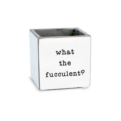 Pinetree Innovations - What The Fucculent? | Succulent Pot