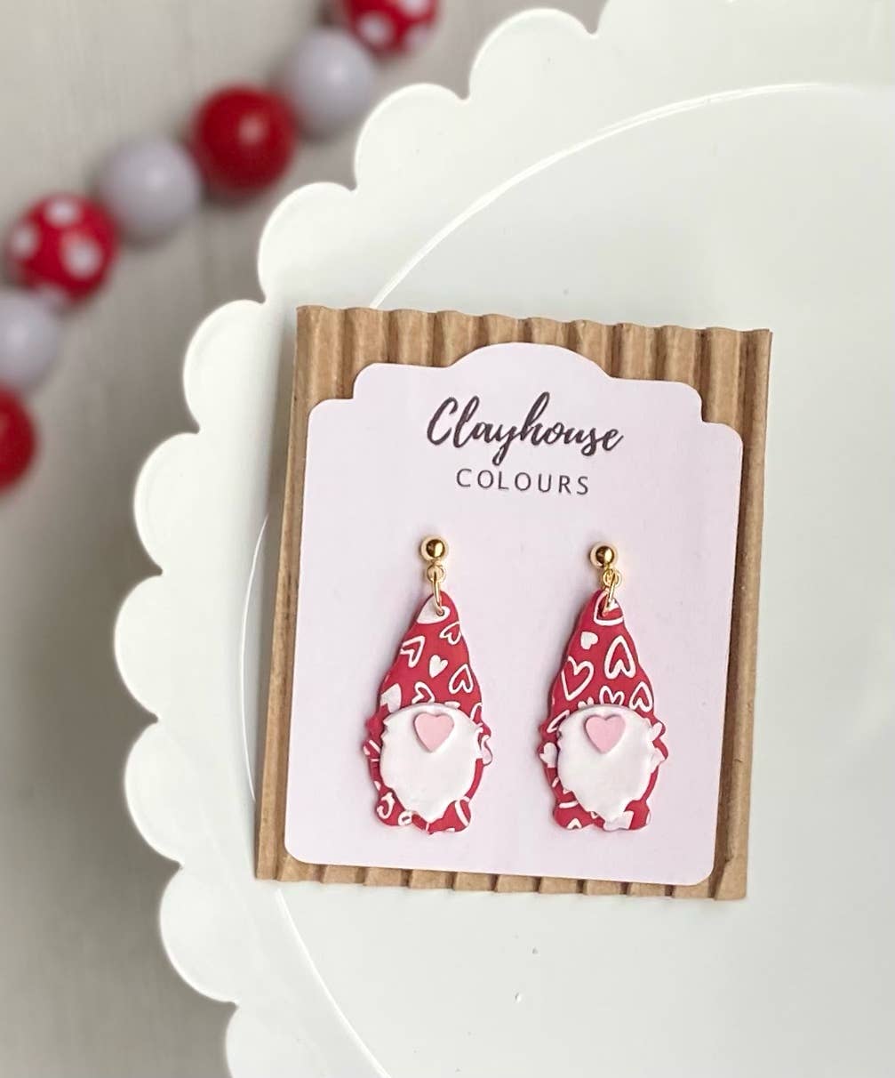 Clayhouse Colours - Valentines Clay Earring