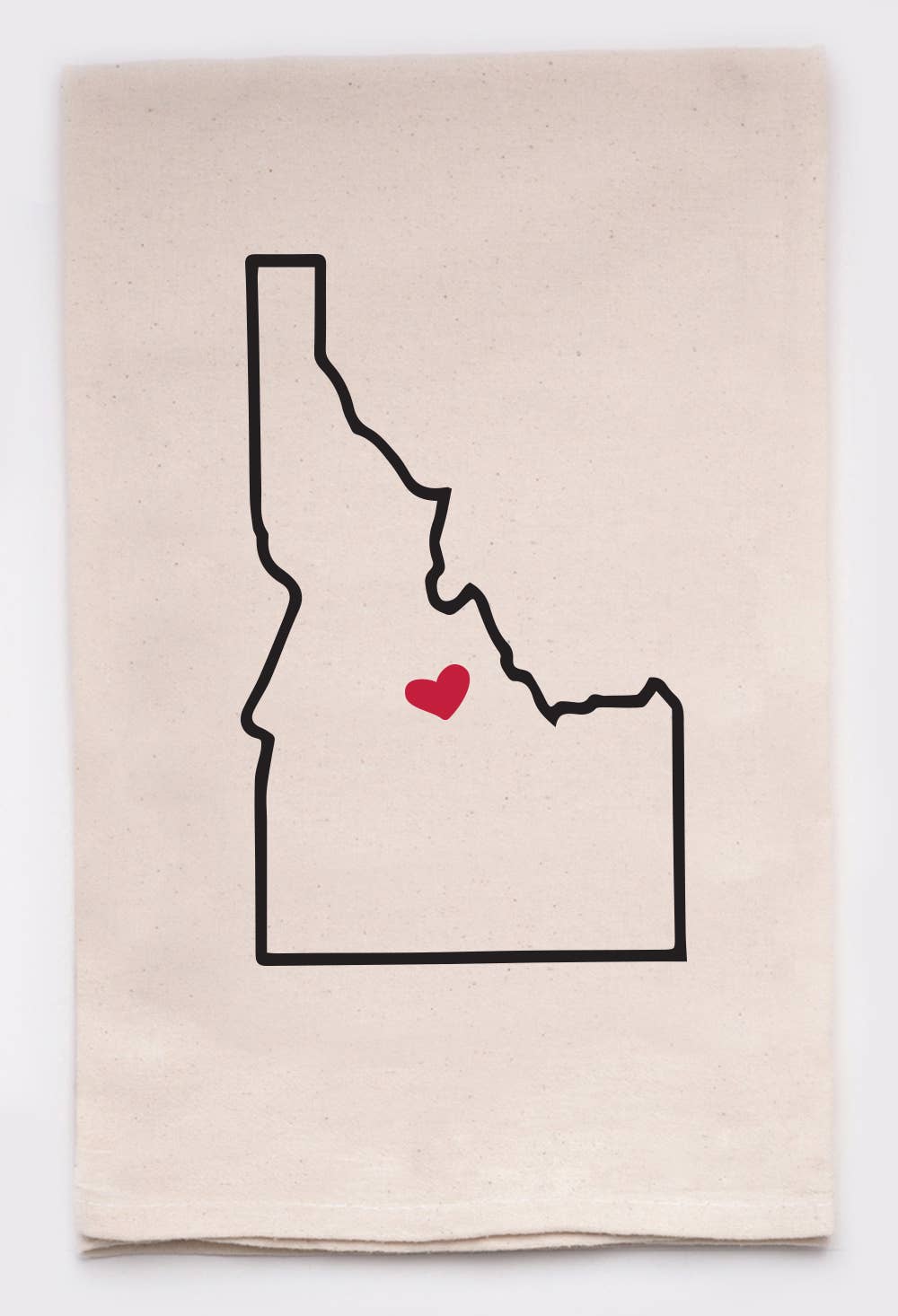 ellembee gift - Idaho Love My State Kitchen Tea Towel With Heart Pin