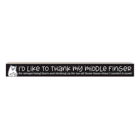 Pinetree Innovations - I'd Like To Thank | Wood Sign