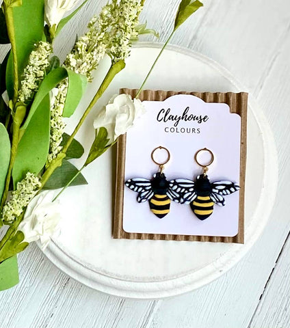Clayhouse Colours - Bee Clay Earrings