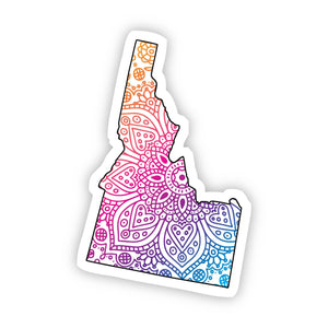 Big Moods - Idaho Mandala Pattern Sticker