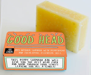 Go La La - Good Head shampoo bar Funny Rude Novelty Gift Vegan