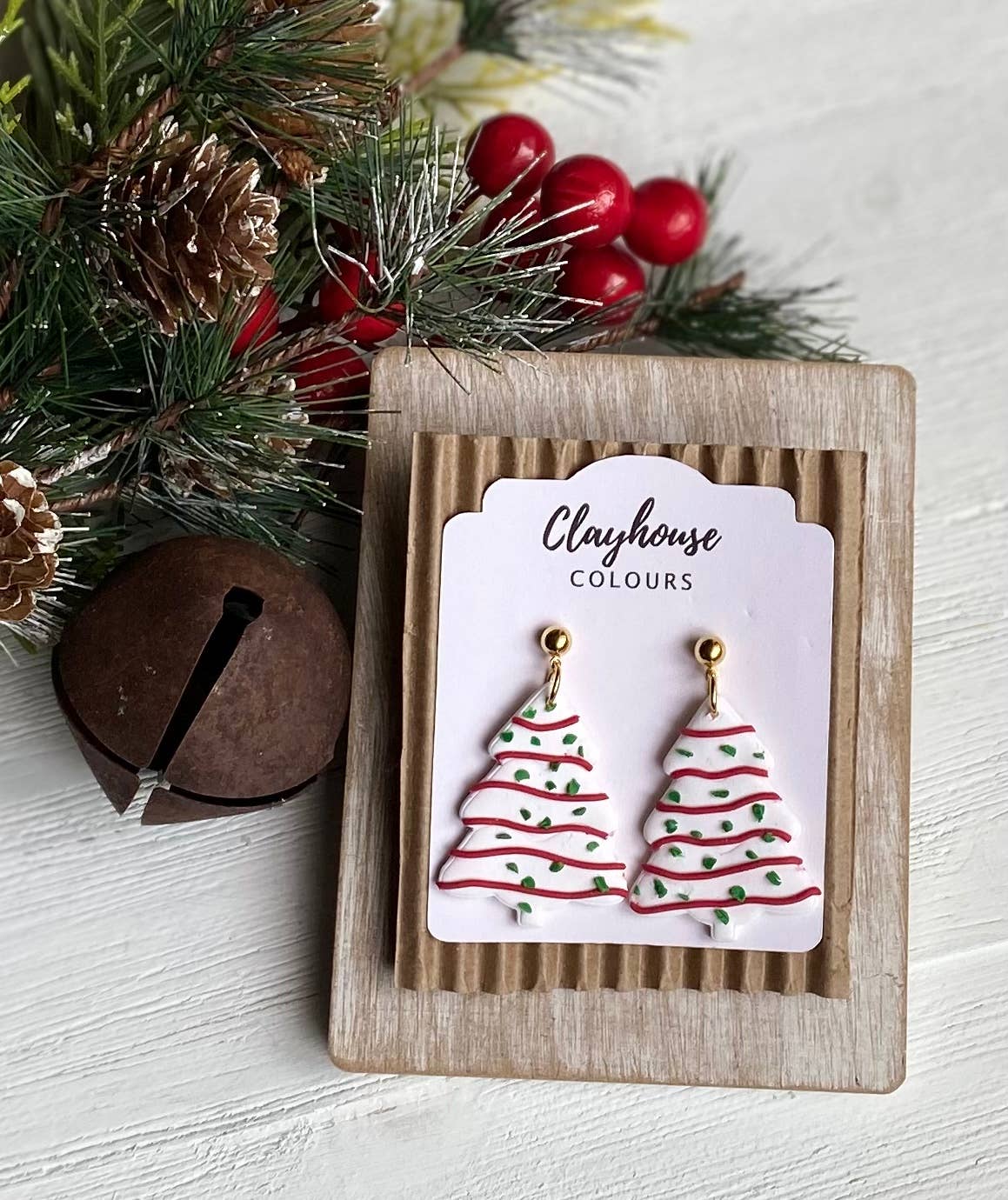 Clayhouse Colours - Holiday Clay Earrings
