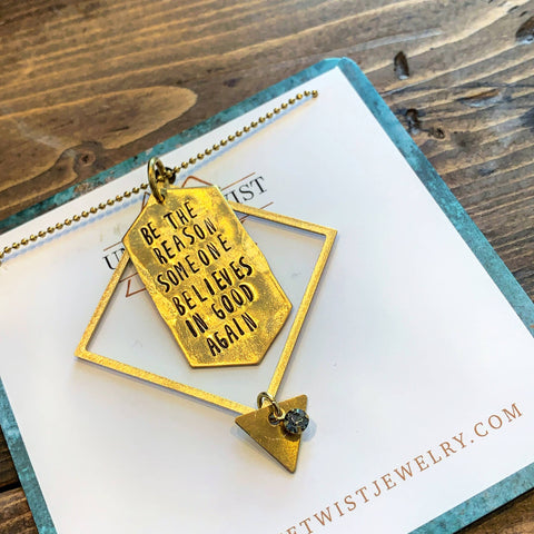 Unique Twist Jewelry - Be The Reason Necklace