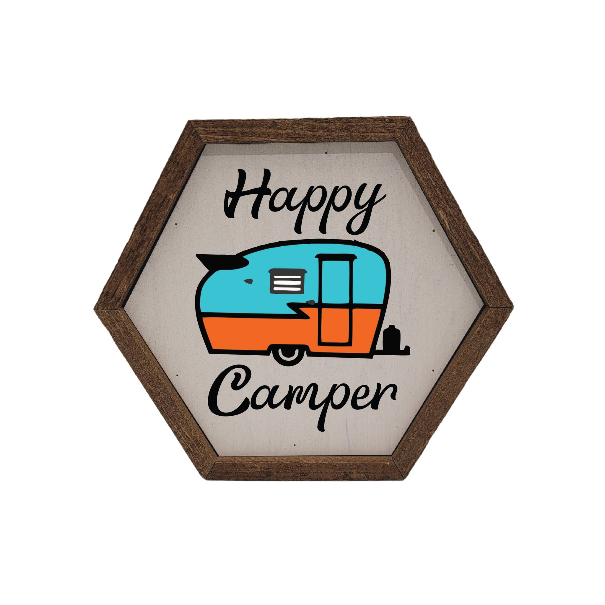 Driftless Studios - "Happy Camper" Hex Sign - EW008
