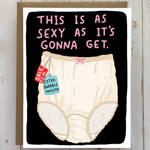 Bangs & Teeth - Granny Panties - funny Valentine's Day Card, love Card