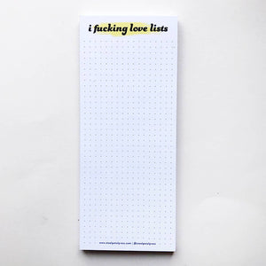 Steel Petal Press - Love Lists Listpad