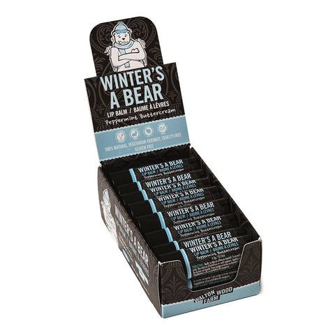Walton Wood Farm Corp. - Winter's A Bear - Lip Balm Pack/20pc- Peppermint Buttercream