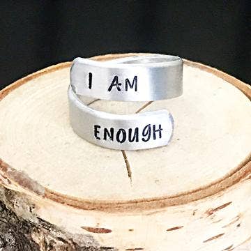 Lasting Impressions CT - I Am Enough Wrap Ring -