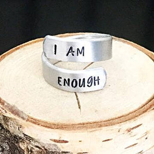 Lasting Impressions CT - I Am Enough Wrap Ring -