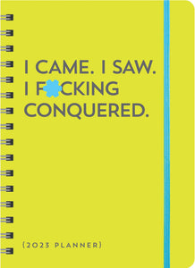 Sourcebooks - 2023 I Came. I Saw. I F*cking Conquered. Planner