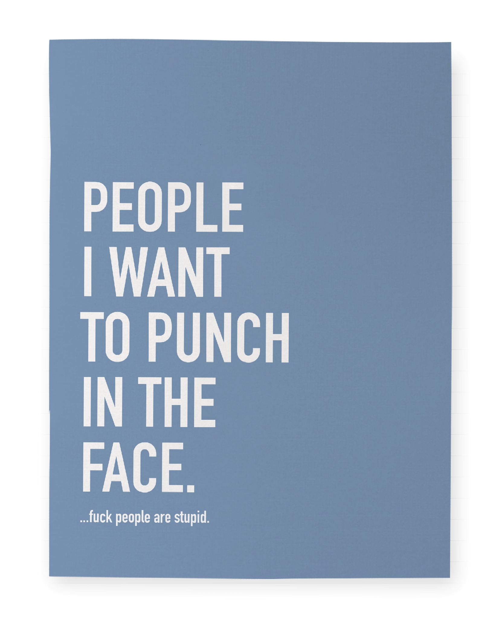 Classy Cards Creative - Punch People Notebook