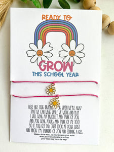 Geaux Magnolia - Daisy Grow Back to School Wish Bracelet Mommy and Me