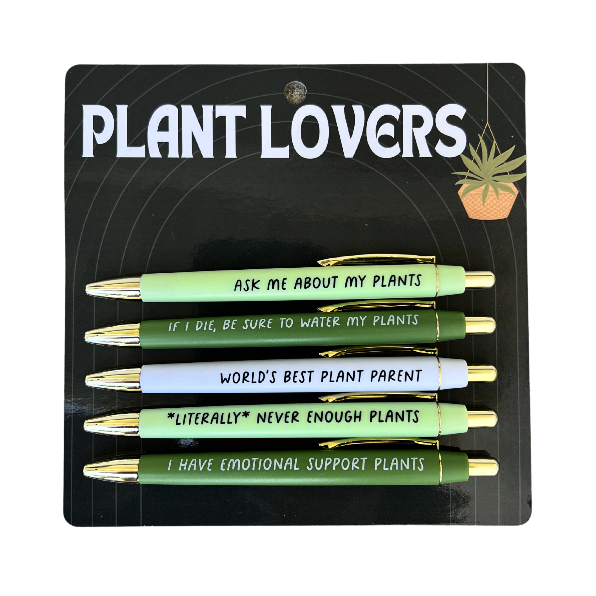 FUN CLUB - Plant Lovers Pen Set (funny, office, gift)