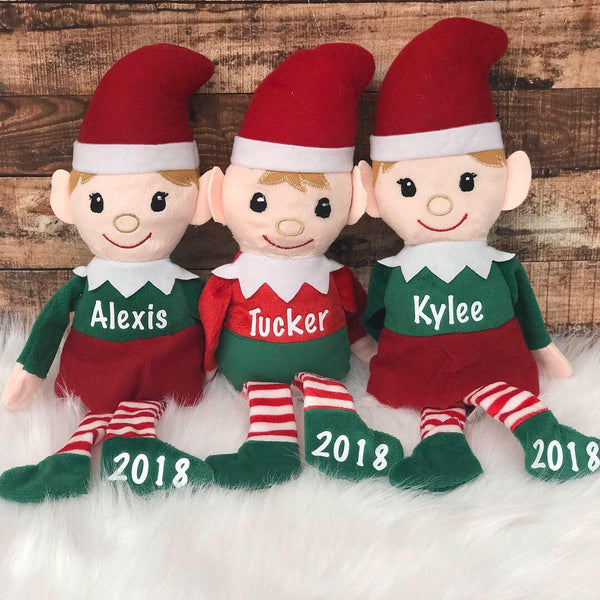 PERSONALIZED PLUSH ELF