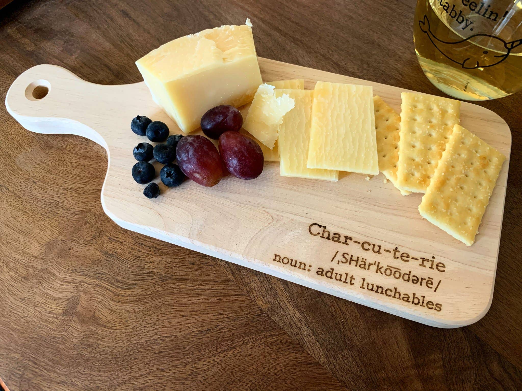 Buffalovely - Adult Lunchables Laser Engraved Cutting Board