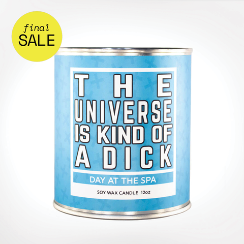 Twisted Wares - The Universe Is Kind Of A Dick Candle *LAST CHANCE*