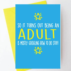 Cheeky Chops Cards & Wanky Candles - Funny Birthday Card  googling how to do stuff